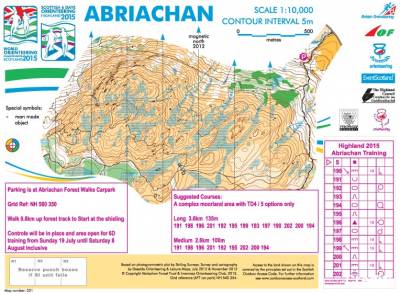 Abriachan Training map