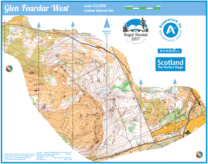 Glen Feardar West Competition Map