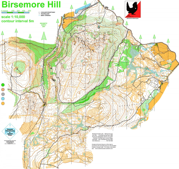 Birsemore map